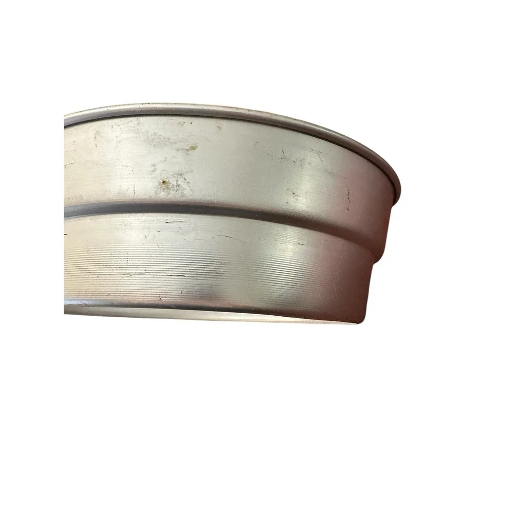 1974 Wilton Happy Birthday Round Cake Pan Aluminum Baking Mold #502-259‎